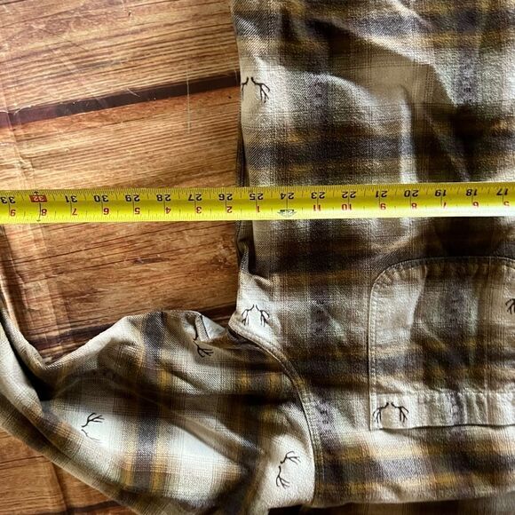 Vintage Cabelas Hunting Deerskin Chamois Flannel - Picture 6 of 7